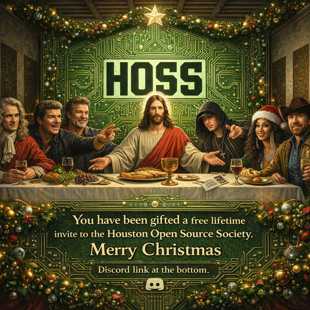 HOSS Christmas Card 2025